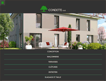 Tablet Screenshot of condette-paysagiste.fr